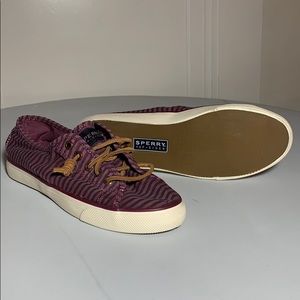 Sperry Top sider purple striped